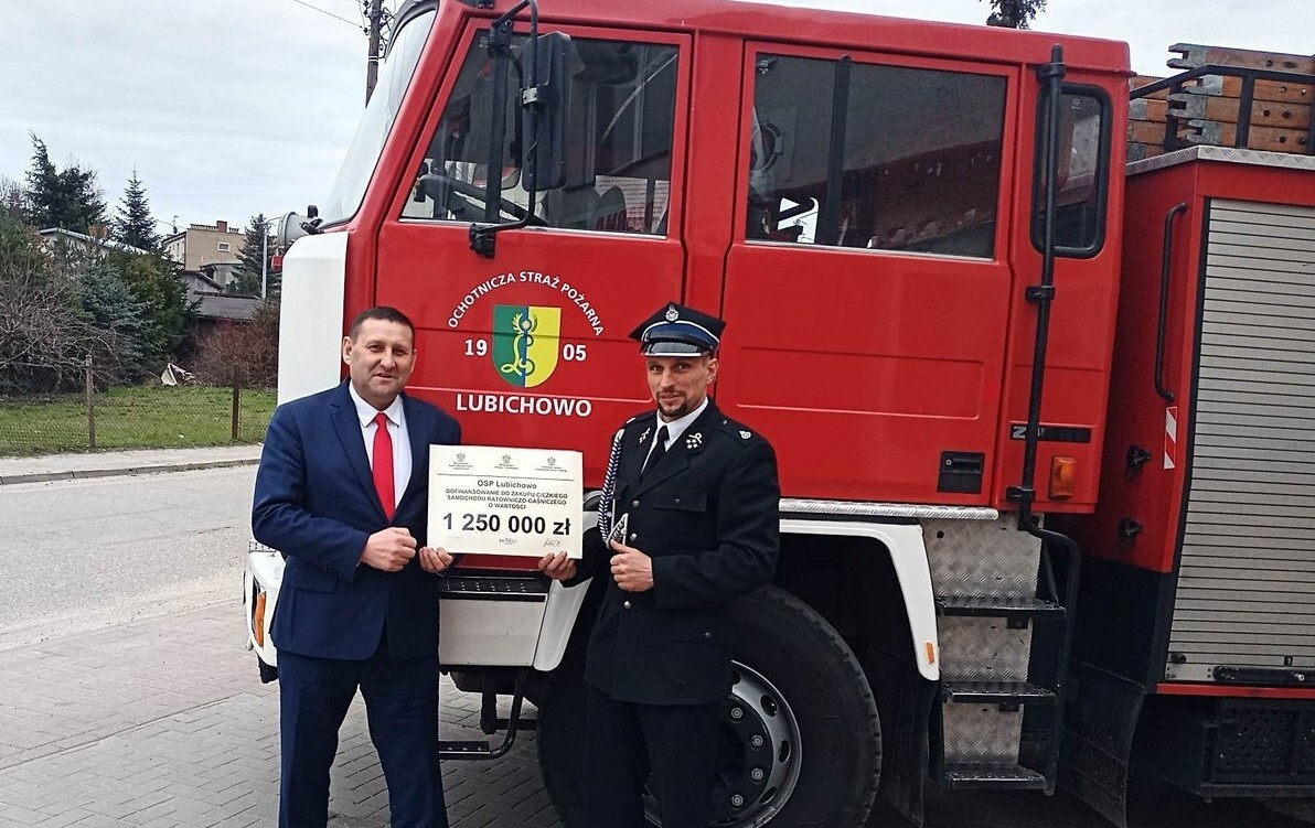 Zdjęcie do OSP Lubichowo otrzymało promesę z WFOŚ i Gospodarki Wodnej w Gdańsku na kwotę 600 000 zł.