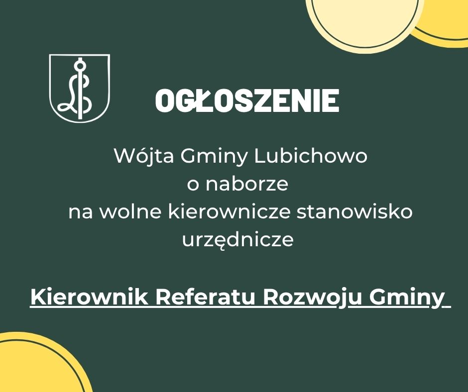 OGŁOSZENIE