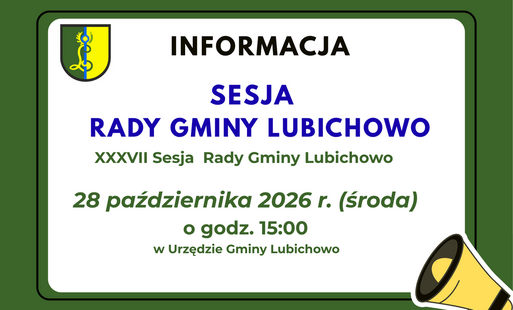 Zdjęcie do XXXVII Sesja Rady Gminy Lubichowo
