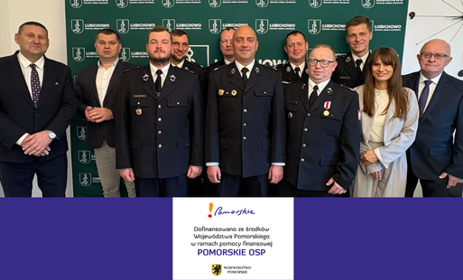 Zdjęcie do Przekazanie sprzętu dla jednostek OSP z terenu Gminy Lubichowo