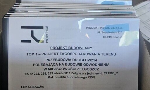 Zdjęcie do Przekazano dokumentację projektową ważnej inwestycji dla Zelgoszczy! &nbsp;