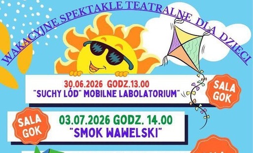 Zdjęcie do Wakacyjne Spektakle Teatralne dla dzieci