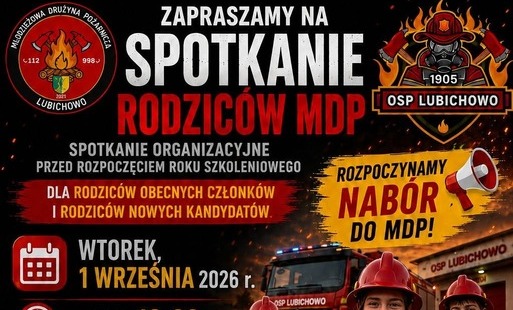 Zdjęcie do OSP Lubichowo zaprasza na spotkanie dla rodzic&oacute;w!